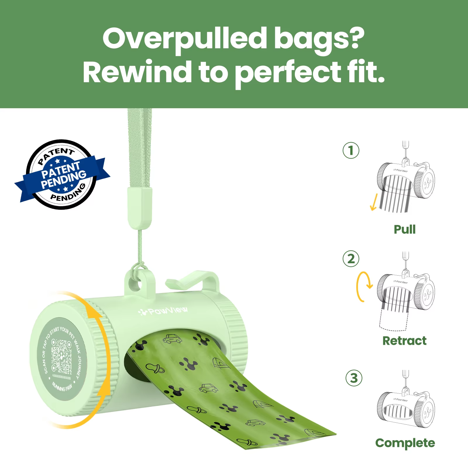 Poop Bags Dispenser (Smart & Eco-Friendly)