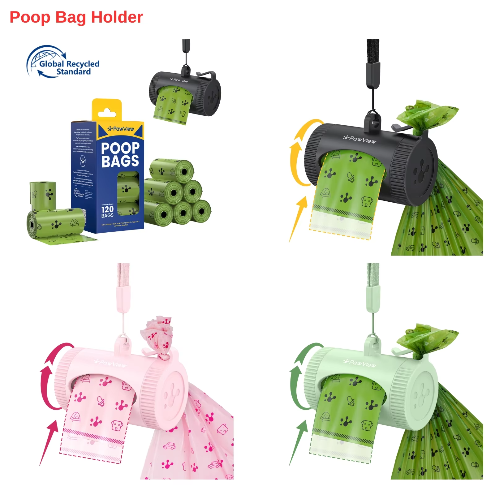 Poop Bags Dispenser (Smart & Eco-Friendly)