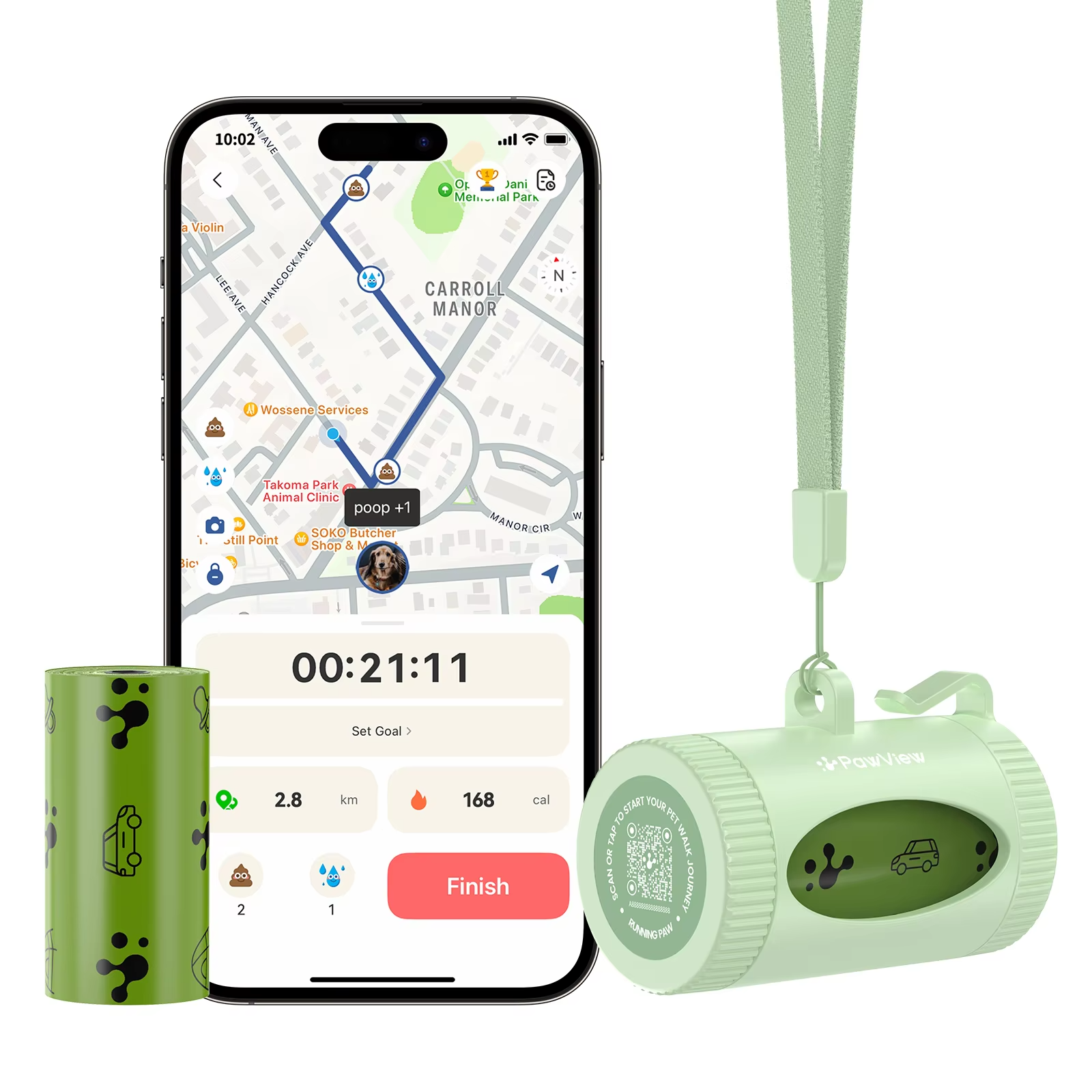 Poop Bags Dispenser (Smart & Eco-Friendly)