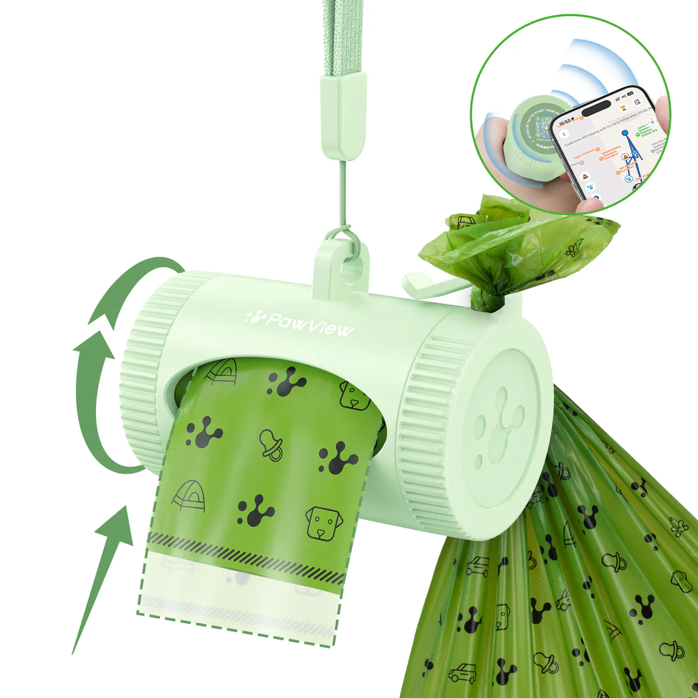 Poop Bags Dispenser (Smart & Eco-Friendly)